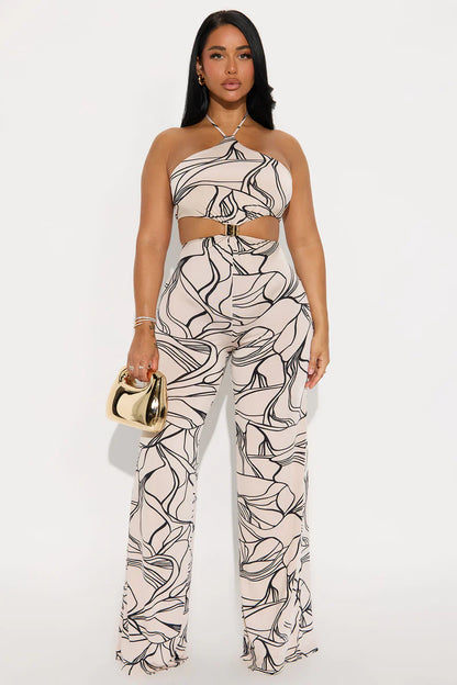 Striped Jumpsuit
