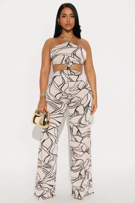 Striped Jumpsuit
